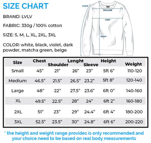 LVLV-Pullover "EASY" - 100% Baumwolle