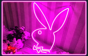 LED Neon Schild "BUNNY" in ROT ▫️ PINK ▫️ LILA