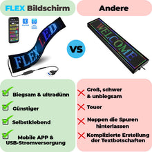 Laden Sie das Bild in den Galerie-Viewer, Flexibler USB LED-Bildschirm FLEX in 3 Größen
